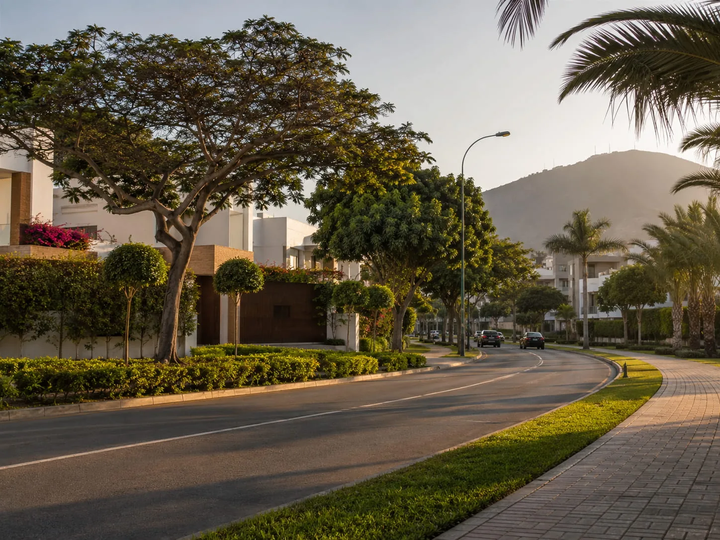 Quartier de La Molina à Lima, villas résidentielles haut de gamme