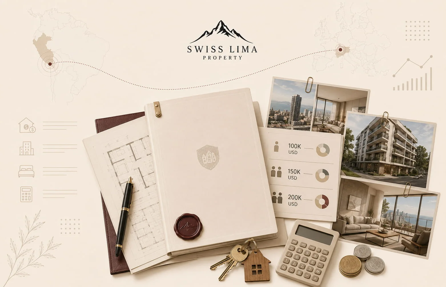 Contemporary residential buildings in Lima illustrating different real estate budget levels