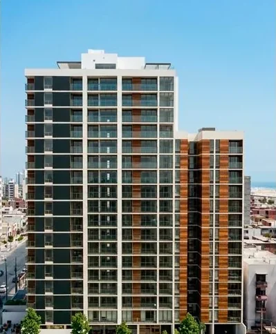 Visualisierung der Fassade des Projekts Residencial Sparta in San Miguel (Lima)