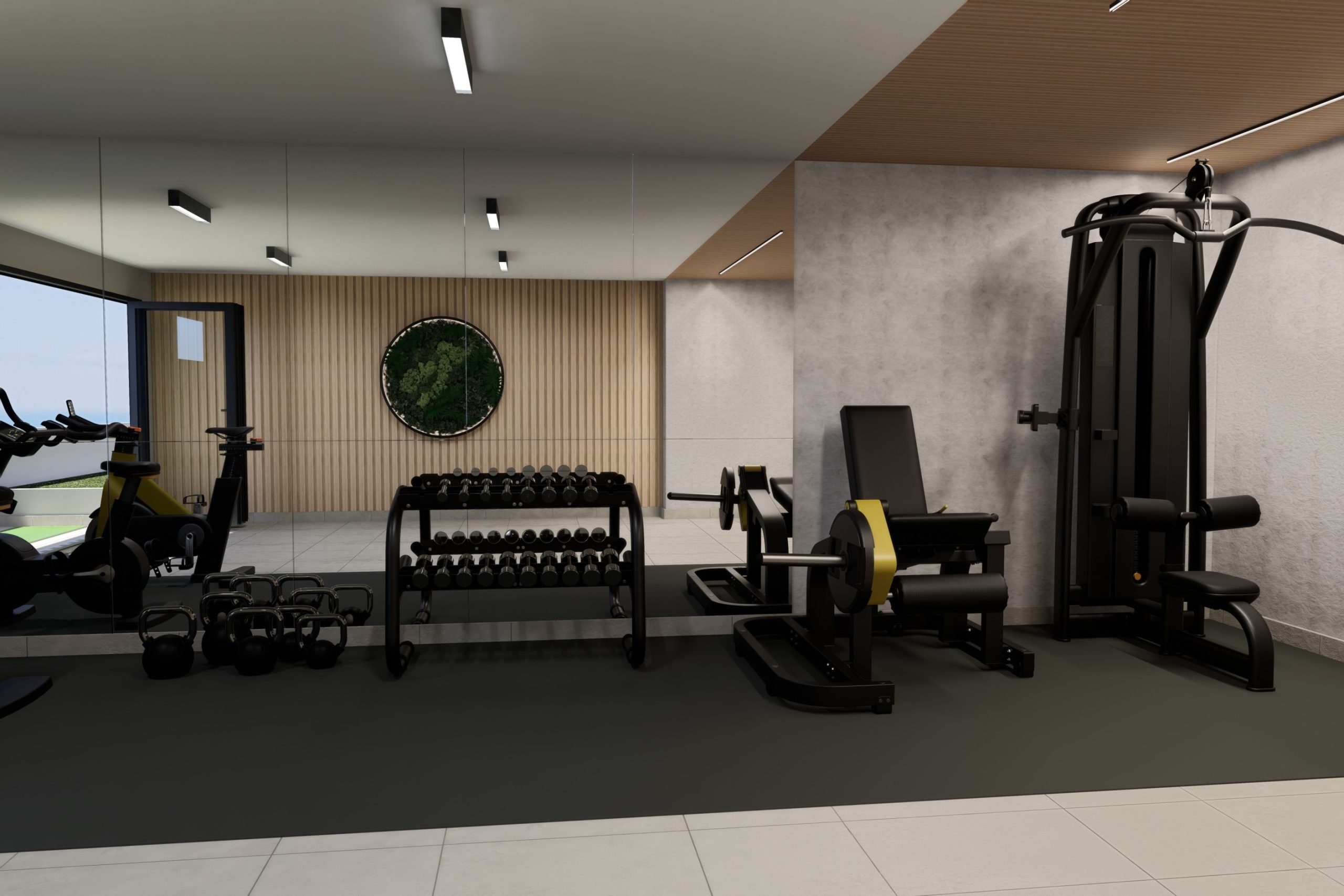 Rendu du gym de Residencial Sparta