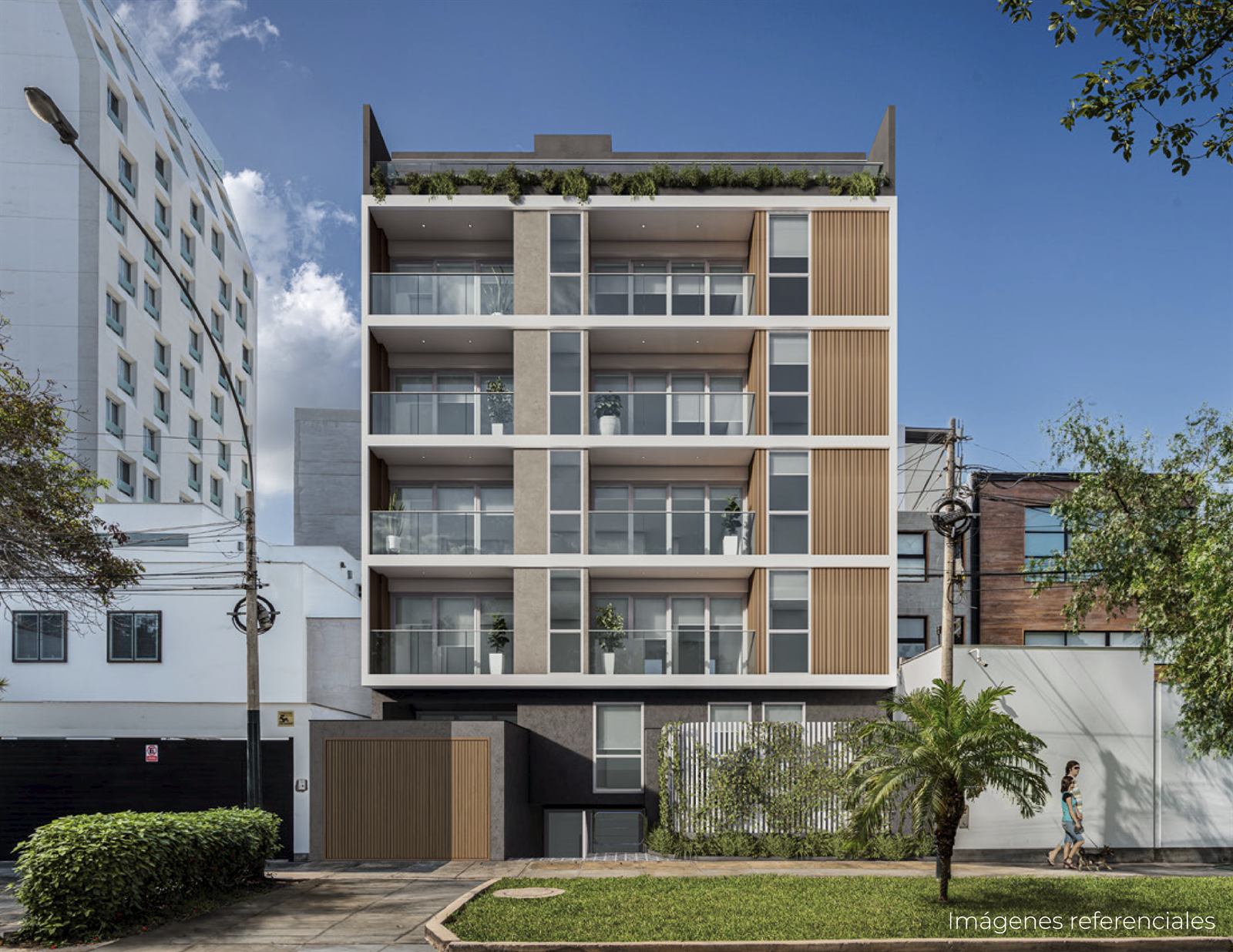 Rendering of the development's exterior façade